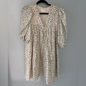 Revel Cream Floral Mini Dress